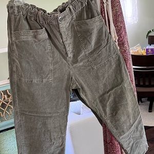 Free People Corduroy Cargo Pants